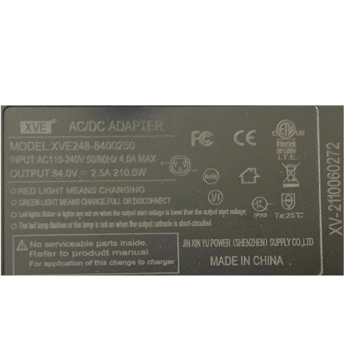 Зарядное устройство 84,2 В 2,5 А GX12-3, Inmotion V11